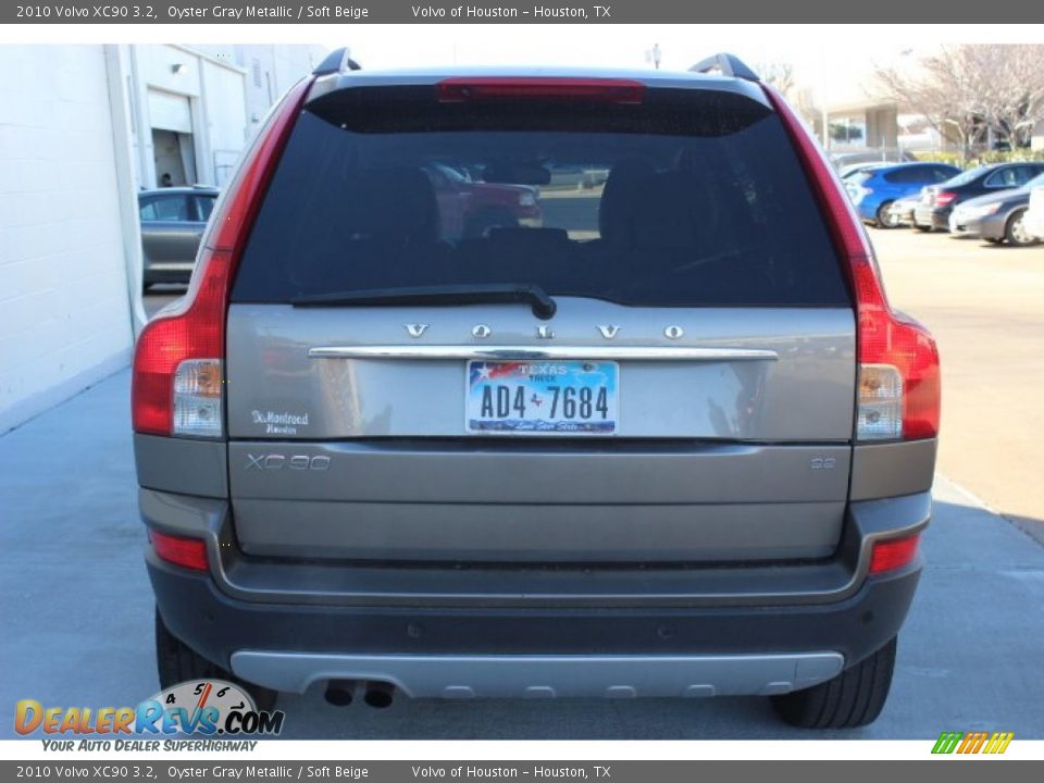 2010 Volvo XC90 3.2 Oyster Gray Metallic / Soft Beige Photo #3