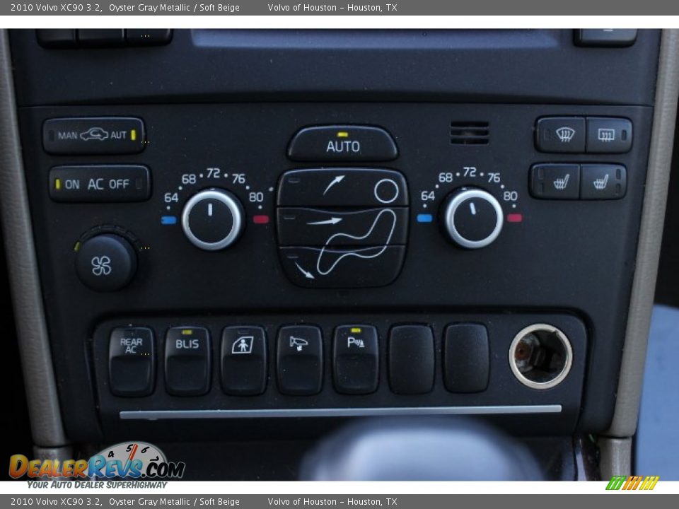 2010 Volvo XC90 3.2 Oyster Gray Metallic / Soft Beige Photo #12