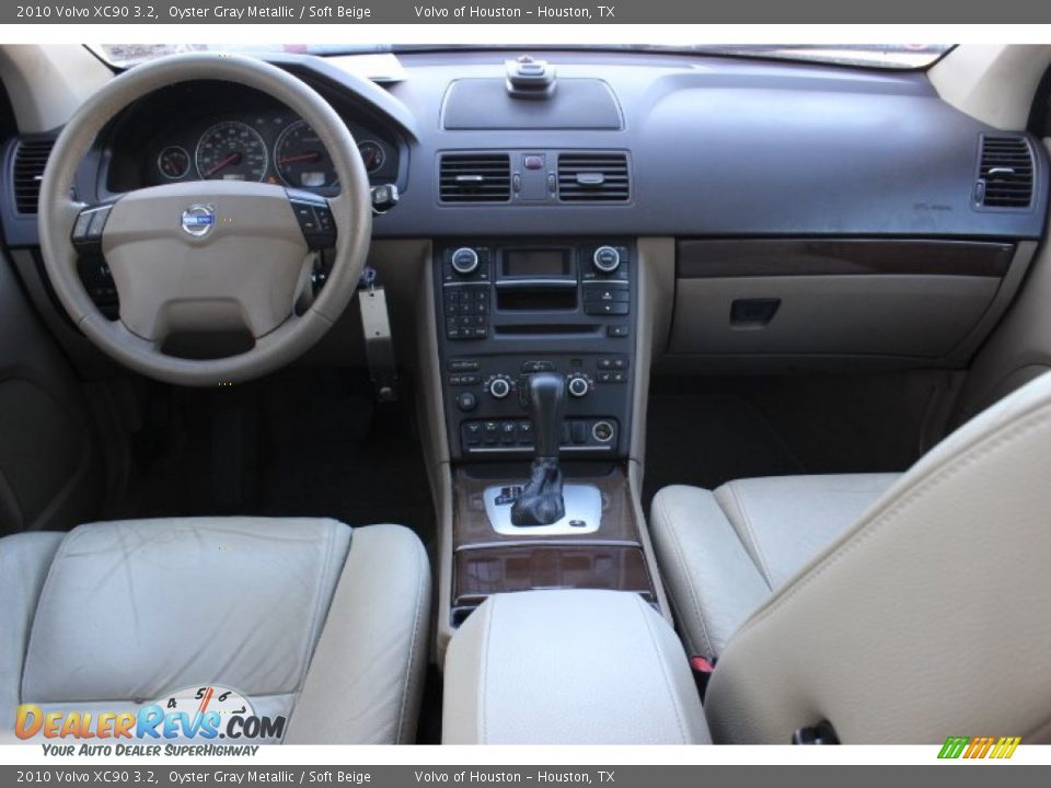 2010 Volvo XC90 3.2 Oyster Gray Metallic / Soft Beige Photo #18