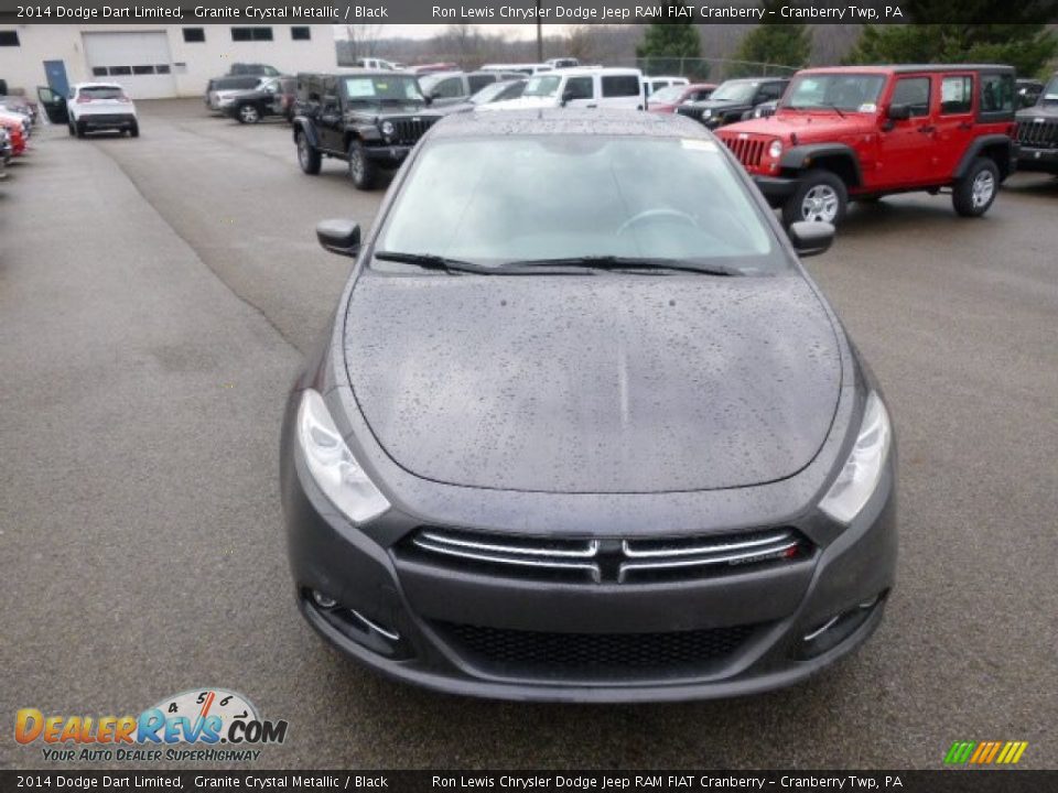 2014 Dodge Dart Limited Granite Crystal Metallic / Black Photo #3