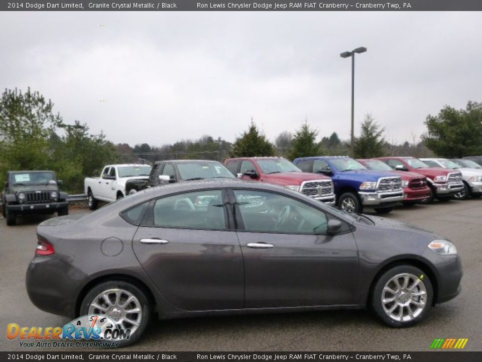 2014 Dodge Dart Limited Granite Crystal Metallic / Black Photo #5