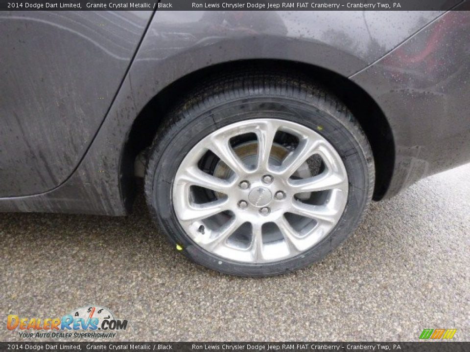 2014 Dodge Dart Limited Granite Crystal Metallic / Black Photo #9