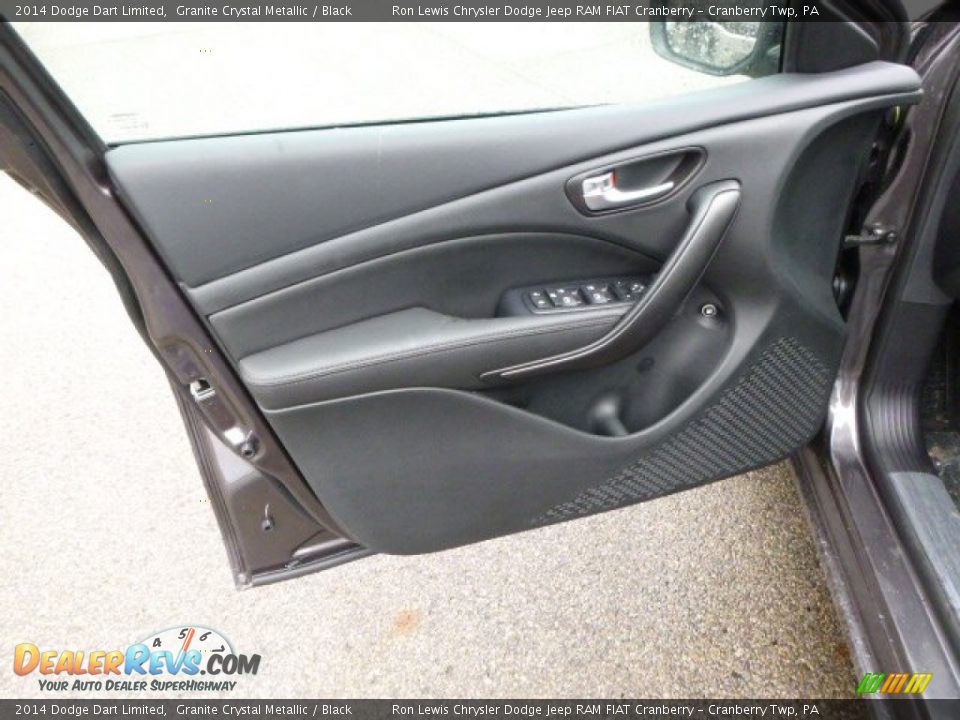 2014 Dodge Dart Limited Granite Crystal Metallic / Black Photo #11