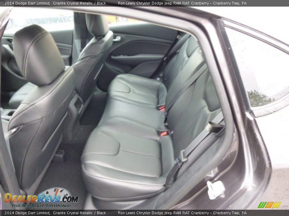 2014 Dodge Dart Limited Granite Crystal Metallic / Black Photo #12