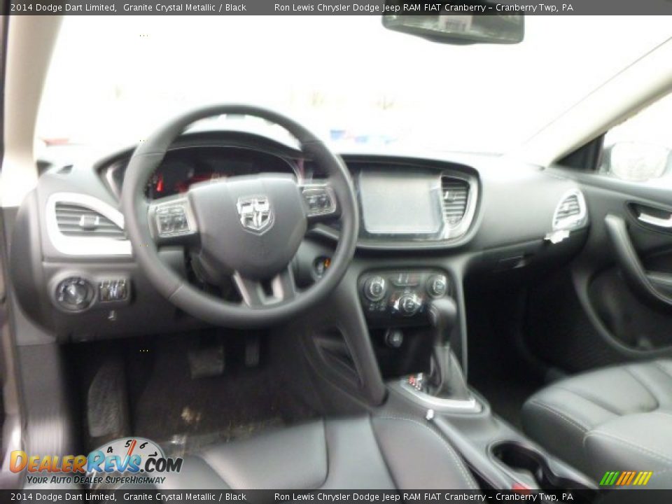 2014 Dodge Dart Limited Granite Crystal Metallic / Black Photo #14