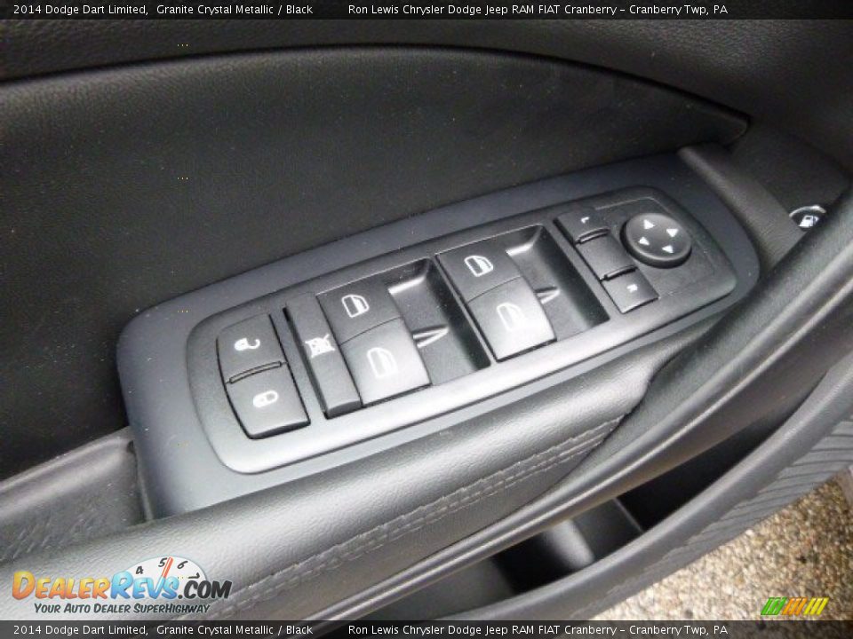 2014 Dodge Dart Limited Granite Crystal Metallic / Black Photo #15