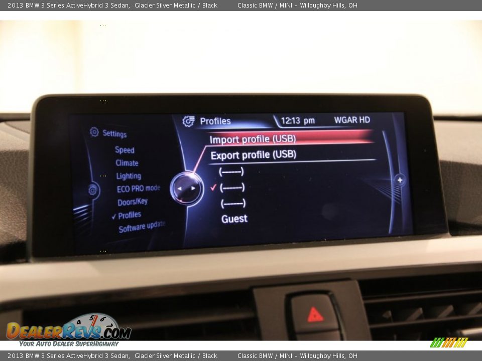 2013 BMW 3 Series ActiveHybrid 3 Sedan Glacier Silver Metallic / Black Photo #18