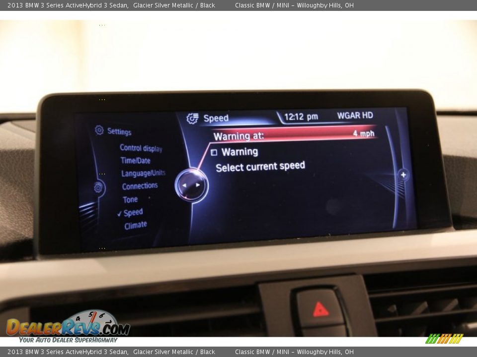 2013 BMW 3 Series ActiveHybrid 3 Sedan Glacier Silver Metallic / Black Photo #23