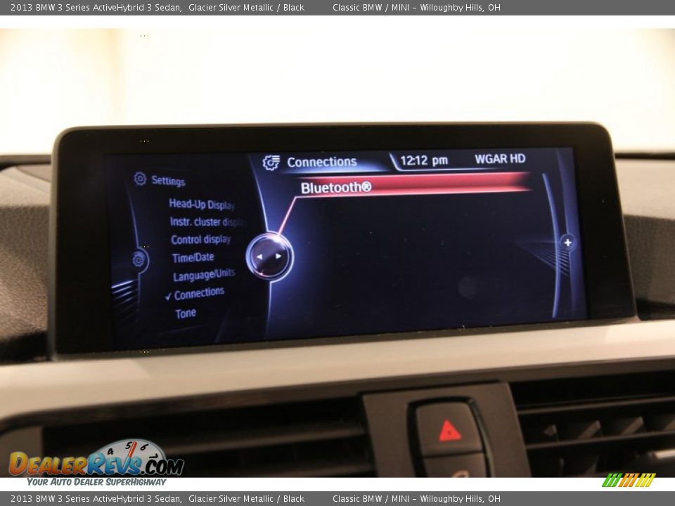 2013 BMW 3 Series ActiveHybrid 3 Sedan Glacier Silver Metallic / Black Photo #25