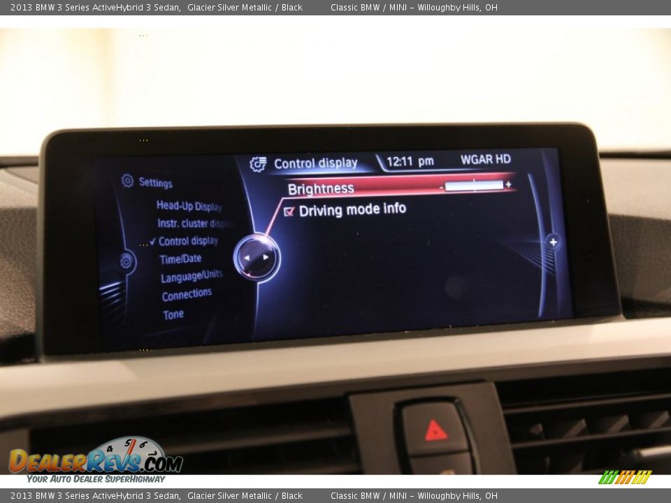 2013 BMW 3 Series ActiveHybrid 3 Sedan Glacier Silver Metallic / Black Photo #28