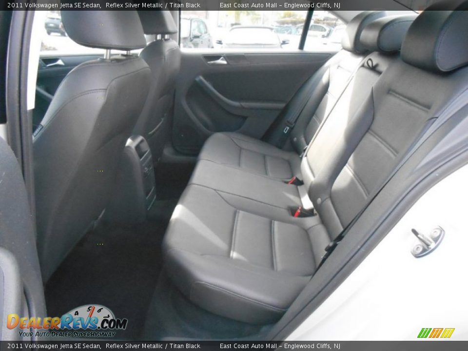 2011 Volkswagen Jetta SE Sedan Reflex Silver Metallic / Titan Black Photo #9