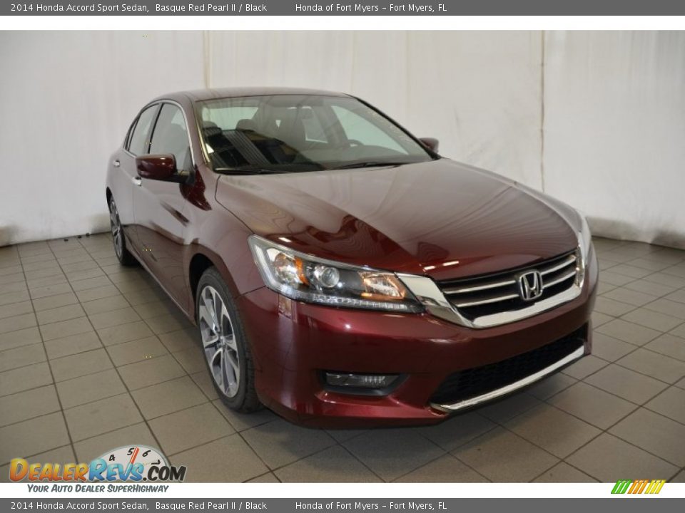 2014 Honda Accord Sport Sedan Basque Red Pearl II / Black Photo #1