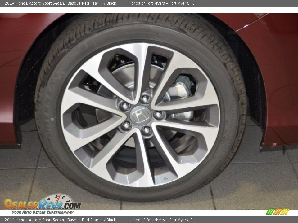 2014 Honda Accord Sport Sedan Basque Red Pearl II / Black Photo #3