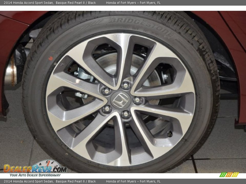 2014 Honda Accord Sport Sedan Basque Red Pearl II / Black Photo #4