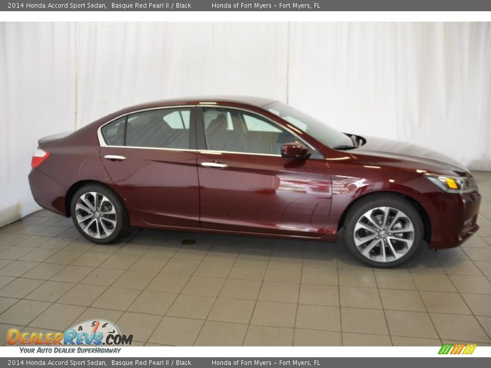 2014 Honda Accord Sport Sedan Basque Red Pearl II / Black Photo #5