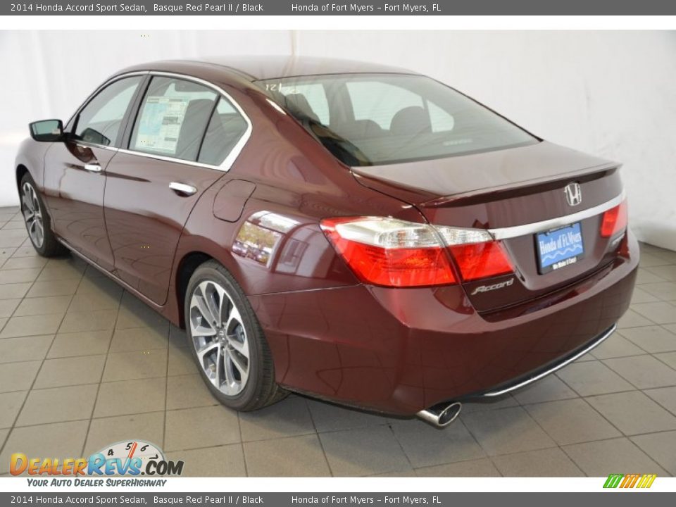 2014 Honda Accord Sport Sedan Basque Red Pearl II / Black Photo #6