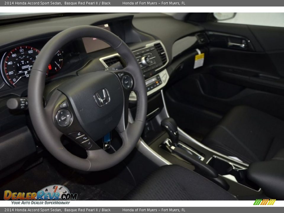 2014 Honda Accord Sport Sedan Basque Red Pearl II / Black Photo #11
