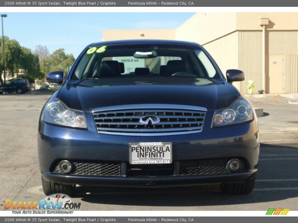 2006 Infiniti M 35 Sport Sedan Twilight Blue Pearl / Graphite Photo #3