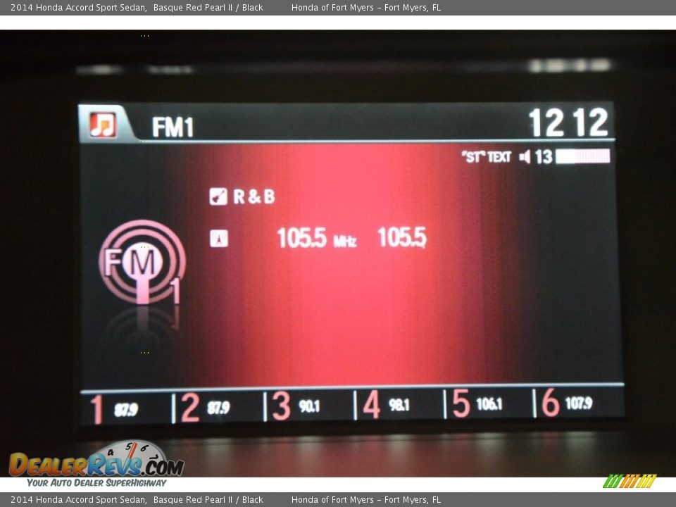 2014 Honda Accord Sport Sedan Basque Red Pearl II / Black Photo #16