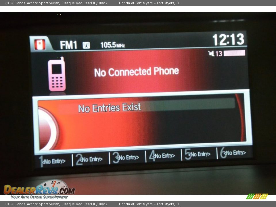 2014 Honda Accord Sport Sedan Basque Red Pearl II / Black Photo #18