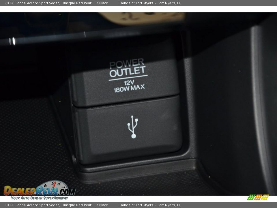 2014 Honda Accord Sport Sedan Basque Red Pearl II / Black Photo #20