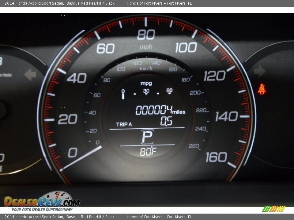 2014 Honda Accord Sport Sedan Basque Red Pearl II / Black Photo #22