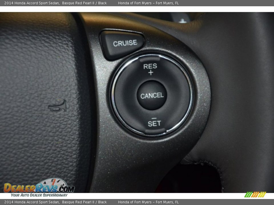 2014 Honda Accord Sport Sedan Basque Red Pearl II / Black Photo #23