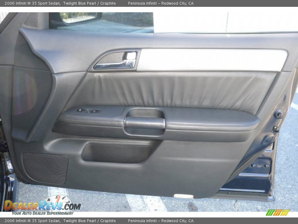 2006 Infiniti M 35 Sport Sedan Twilight Blue Pearl / Graphite Photo #11