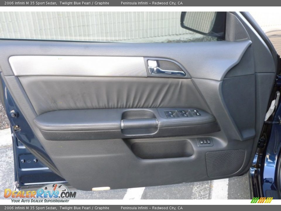 2006 Infiniti M 35 Sport Sedan Twilight Blue Pearl / Graphite Photo #14