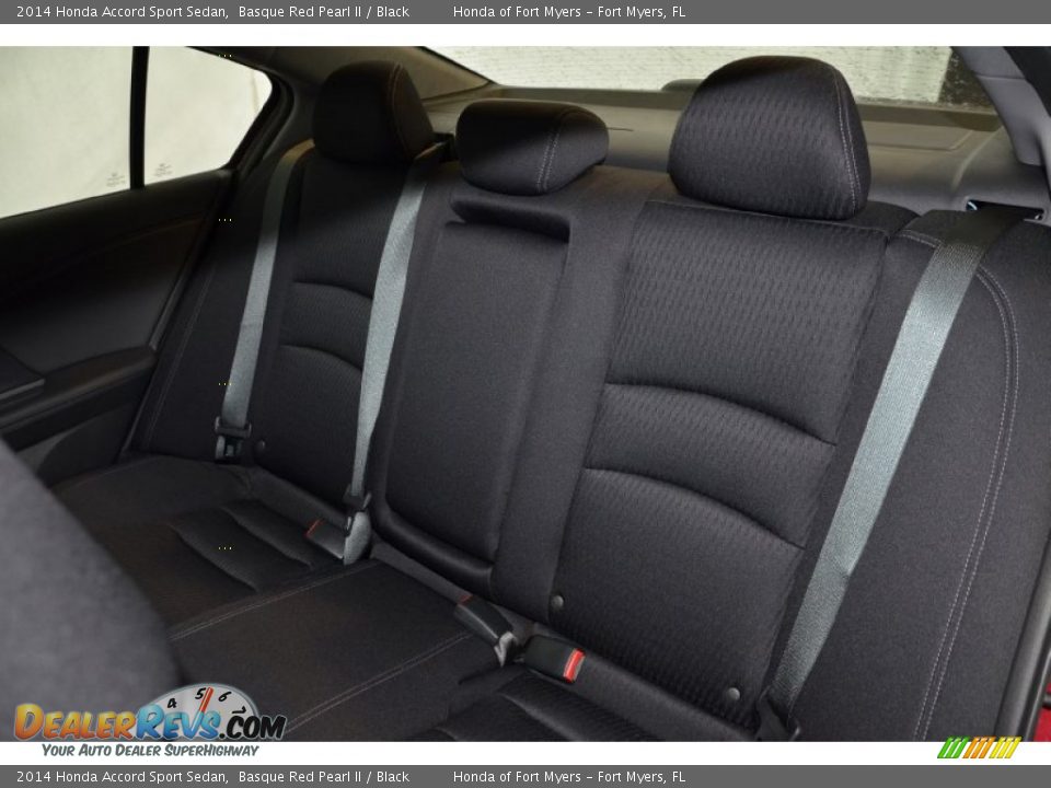 2014 Honda Accord Sport Sedan Basque Red Pearl II / Black Photo #28