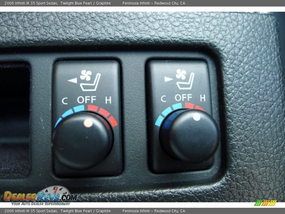 2006 Infiniti M 35 Sport Sedan Twilight Blue Pearl / Graphite Photo #17