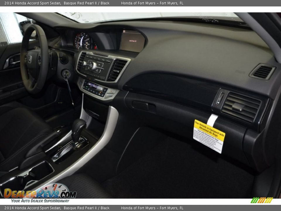2014 Honda Accord Sport Sedan Basque Red Pearl II / Black Photo #32