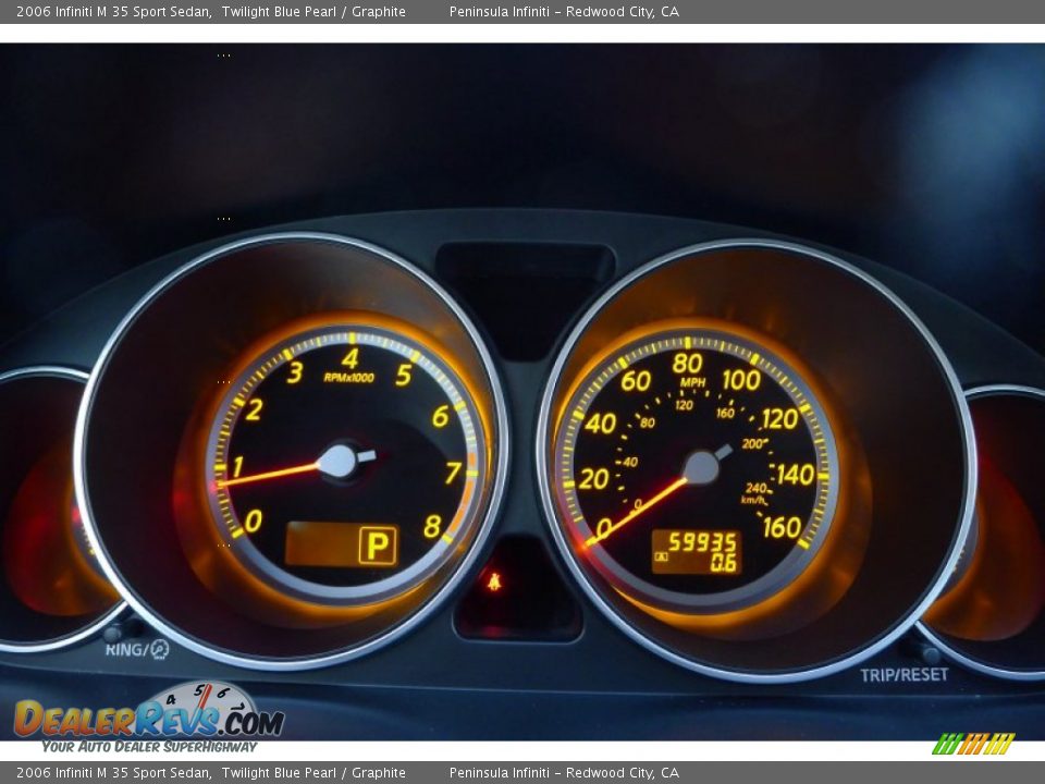2006 Infiniti M 35 Sport Sedan Twilight Blue Pearl / Graphite Photo #19