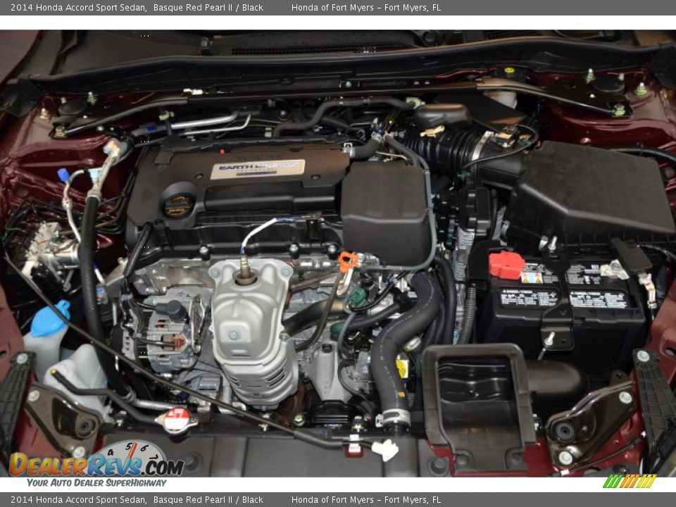 2014 Honda Accord Sport Sedan Basque Red Pearl II / Black Photo #33