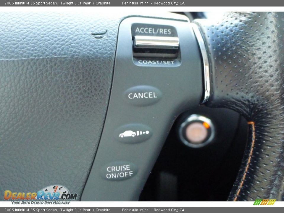 2006 Infiniti M 35 Sport Sedan Twilight Blue Pearl / Graphite Photo #20