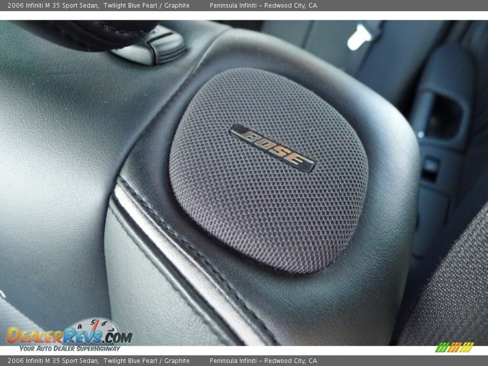2006 Infiniti M 35 Sport Sedan Twilight Blue Pearl / Graphite Photo #23
