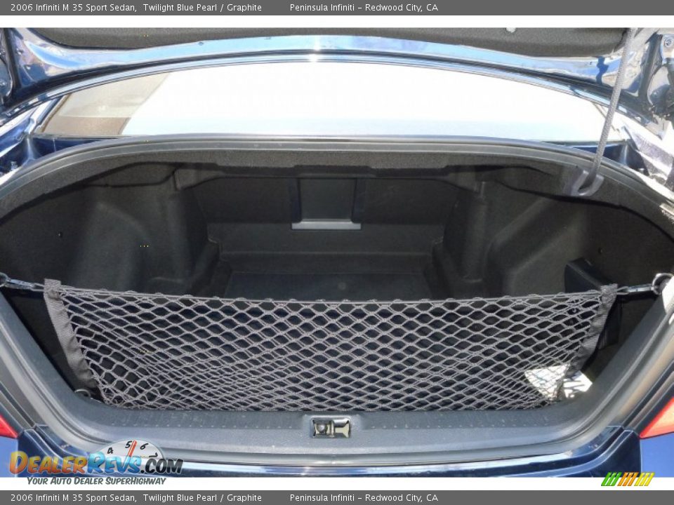 2006 Infiniti M 35 Sport Sedan Twilight Blue Pearl / Graphite Photo #26