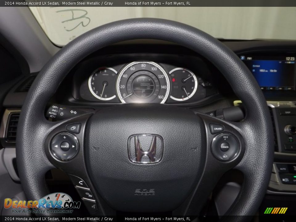 2014 Honda Accord LX Sedan Modern Steel Metallic / Gray Photo #20