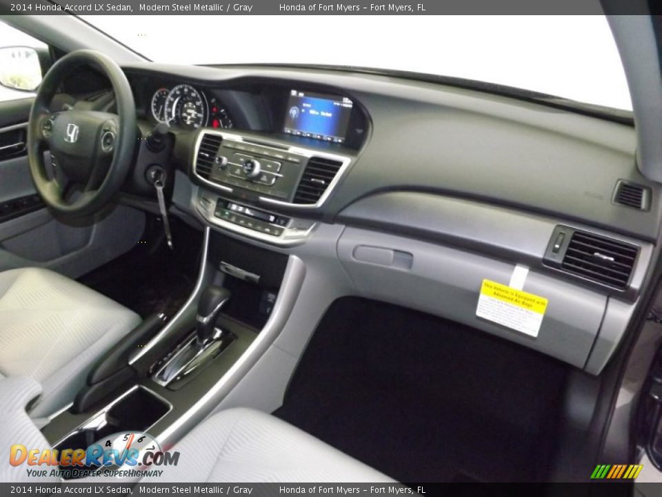 2014 Honda Accord LX Sedan Modern Steel Metallic / Gray Photo #31