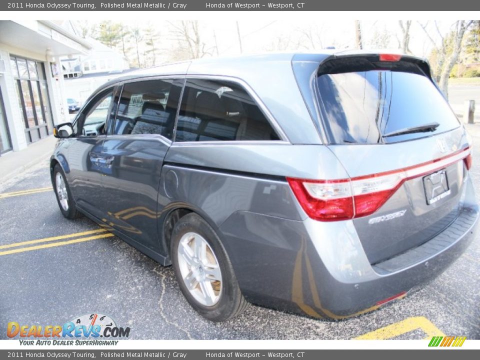 2011 Honda Odyssey Touring Polished Metal Metallic / Gray Photo #11