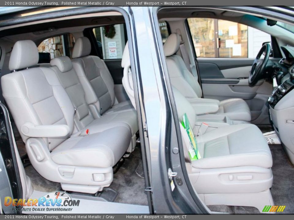 2011 Honda Odyssey Touring Polished Metal Metallic / Gray Photo #15