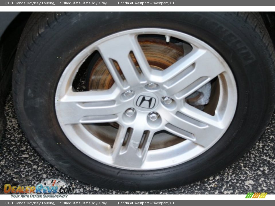 2011 Honda Odyssey Touring Polished Metal Metallic / Gray Photo #20