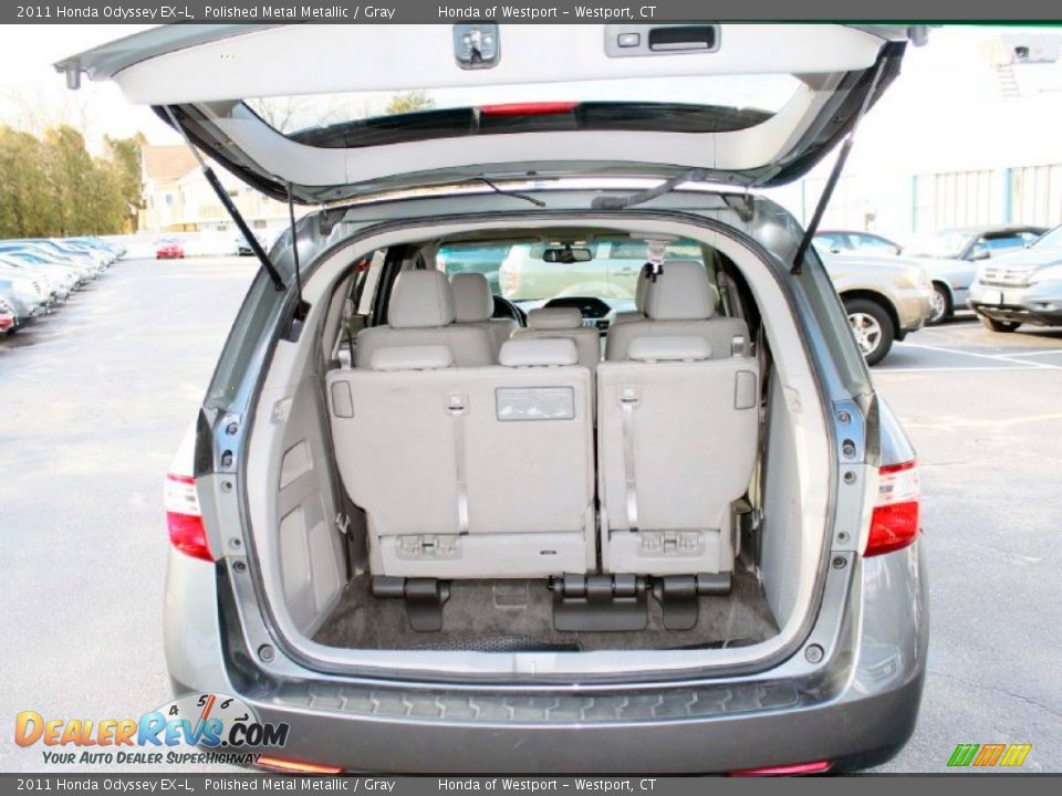 2011 Honda Odyssey EX-L Polished Metal Metallic / Gray Photo #8