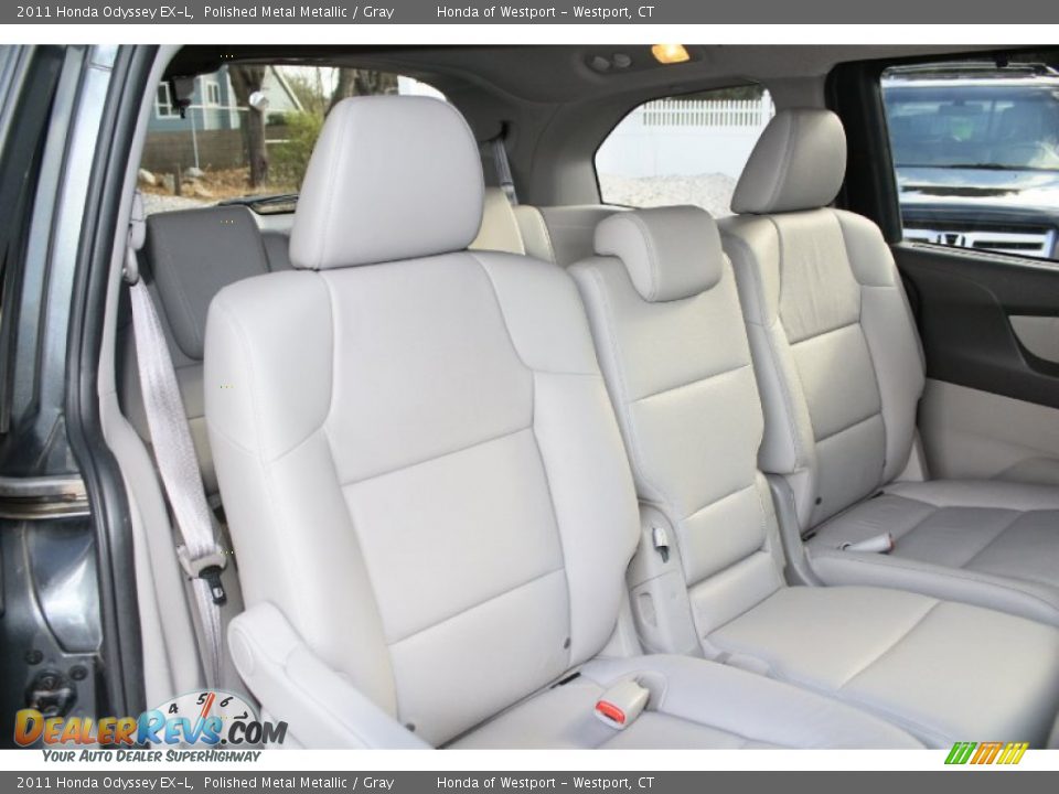 2011 Honda Odyssey EX-L Polished Metal Metallic / Gray Photo #13
