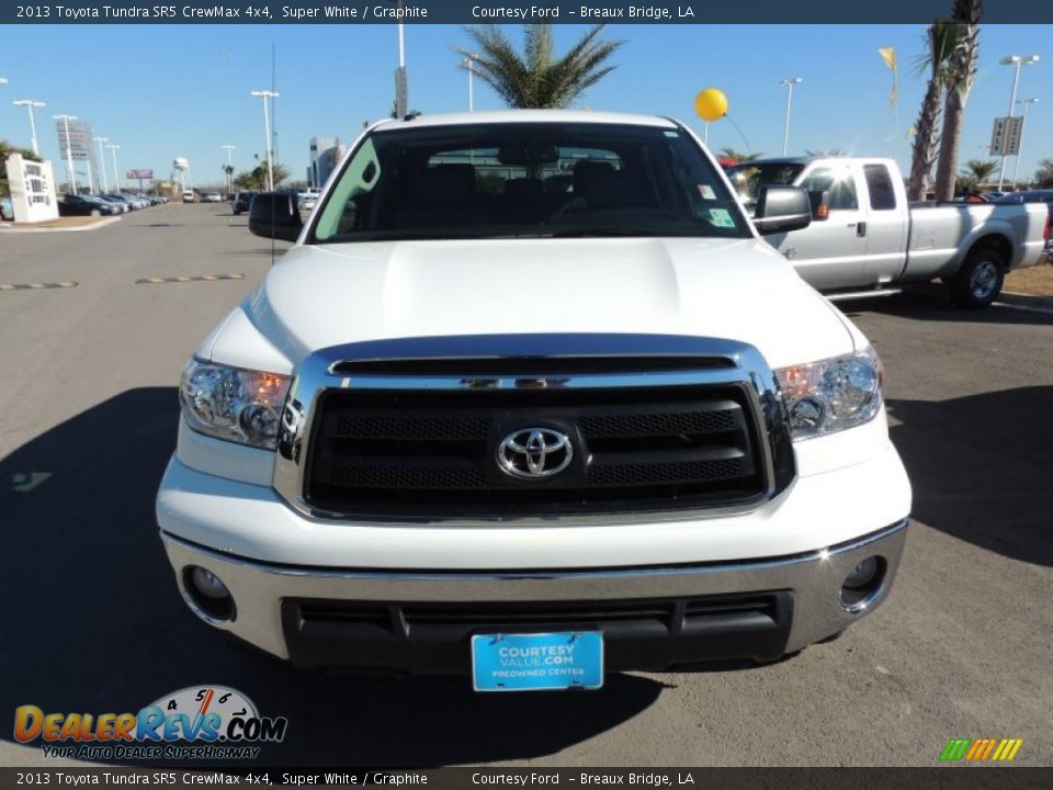 2013 Toyota Tundra SR5 CrewMax 4x4 Super White / Graphite Photo #2