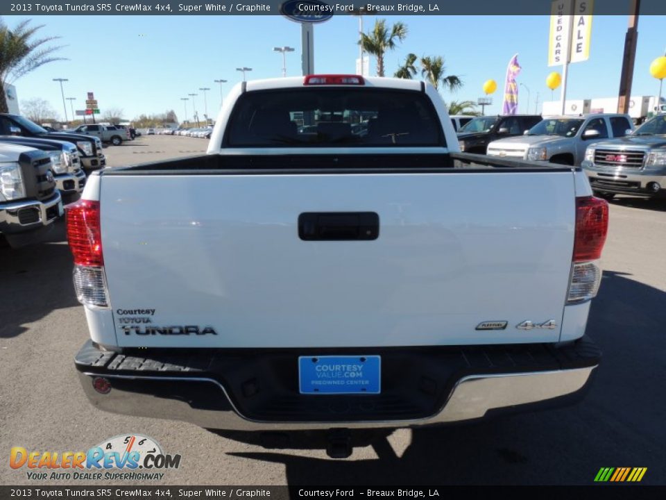 2013 Toyota Tundra SR5 CrewMax 4x4 Super White / Graphite Photo #3