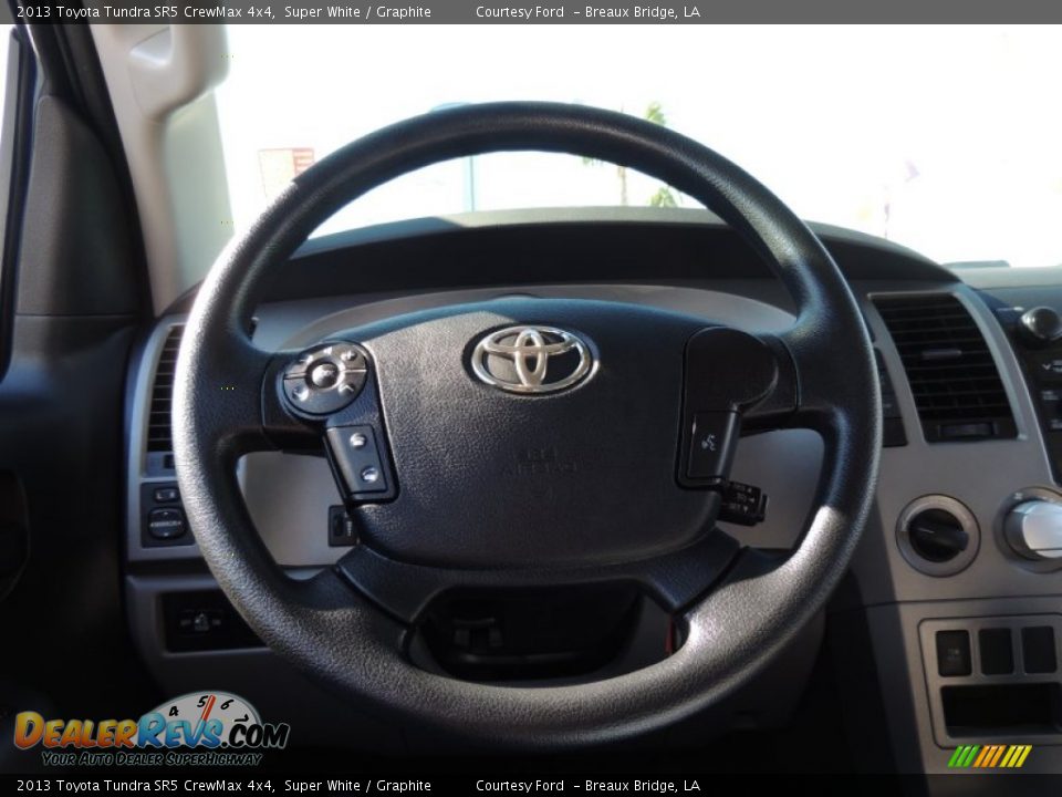 2013 Toyota Tundra SR5 CrewMax 4x4 Super White / Graphite Photo #14