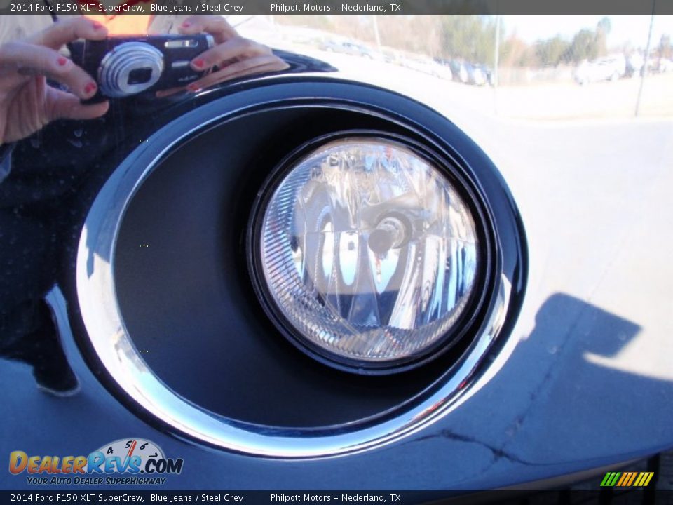 2014 Ford F150 XLT SuperCrew Blue Jeans / Steel Grey Photo #10