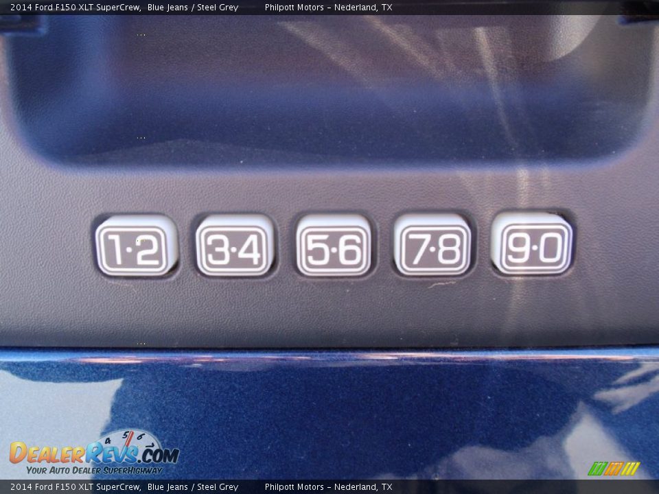 2014 Ford F150 XLT SuperCrew Blue Jeans / Steel Grey Photo #15
