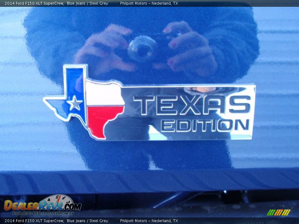 2014 Ford F150 XLT SuperCrew Blue Jeans / Steel Grey Photo #18